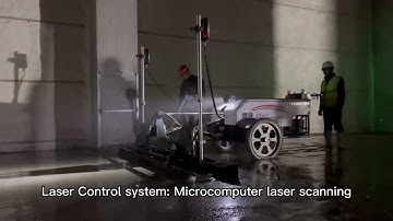 Two-wheeled Lightweight Laser Screed Concrete Flooring Laser Leveling Machine