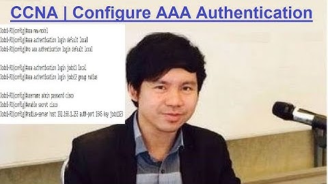 CCNA | การ Configure AAA Authentication บน Router CISCO โดย Mr.Jodoi