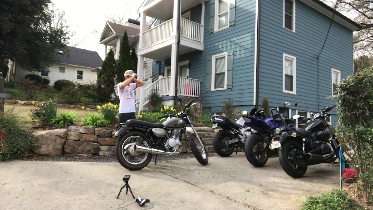 Suzuki TU250x Exhaust Brogue Motorcyles - YouTube