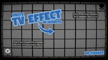 Old TV Effect in Unity without Shaders! - 1 minute tutorial
