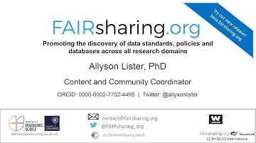 FAIRsharing: promoting the discovery of data standards, policies and databases