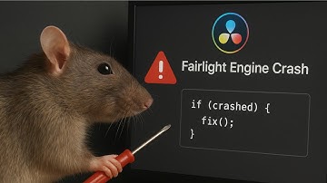 simple code fixes a huge problem in davenci resolve | Fairlight engine crash fixing ...
