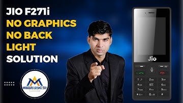 Jio F271i No graphics No Back Light Solution | White Display | Blank Display | Jio Light Problem