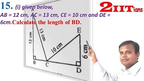 Pythagoras Theorem Ex 12 Q15 Class 9 Maths ICSE ML Aggarwal Solutions