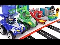 PJ Masks! Win the race and defeat the villain Romeo and the monsters! | DuDuPopTOY