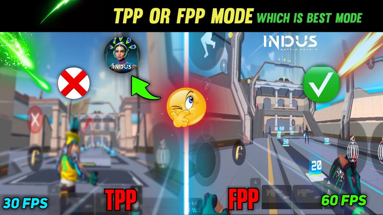 WHICH IS BEST MODE INDUS BR 😍 | TPP OR FPP | IS FPP IS BEST ? 🤔 | INDUS ...