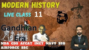 Modern History -11 || Freedom Struggle-III || NDA CDS AFCAT Airforce INET || Learn with Sumit