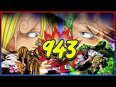 انطباع مانجا ون بيس الفصل 943 كشف حقيقة سر فاكهة سمايل التدخل الاسطوري لزورو و سانجي ضد الشوغن