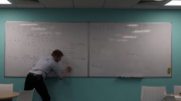 Matrices (2 of 3: Non Commutative Nature of Matrix Multiplication and Recipe)