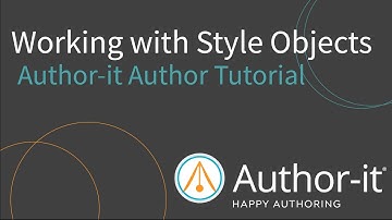 Working with Style Objects