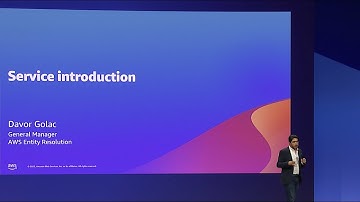 AWS New York Summit 2023 - AWS Entity Resolution | AWS Events
