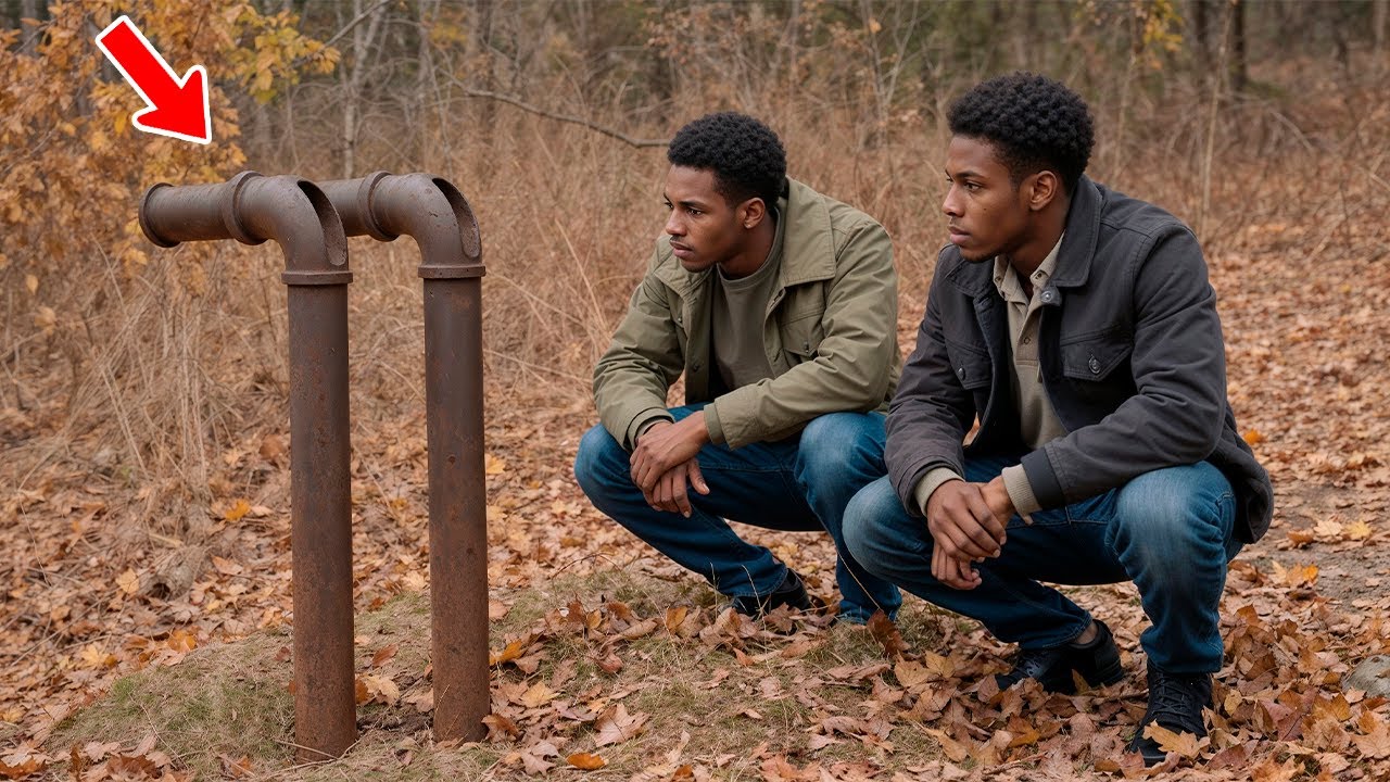 Twin Brothers Found Two Pipes In A Field, What They Discovered Beneath Shocked Everyone!