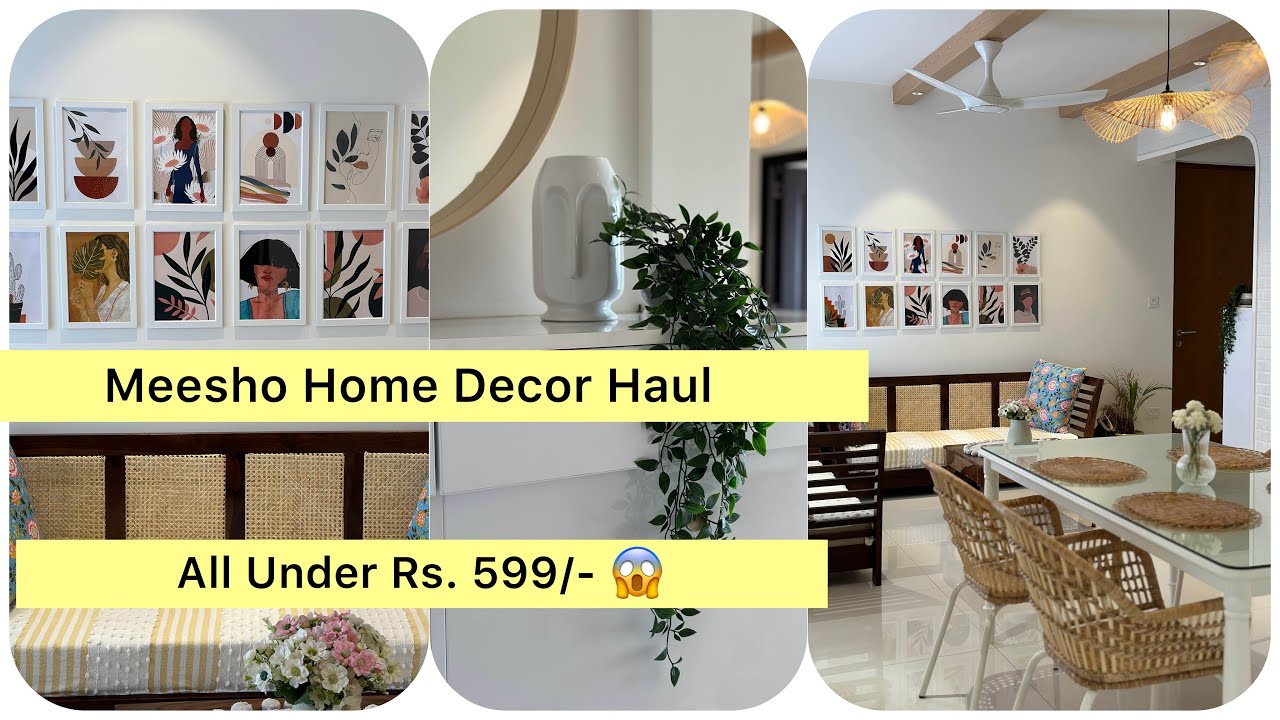 *Latest* Meesho Home Decor Haul Starting Rs 112😱 Affordable & Beautiful ...
