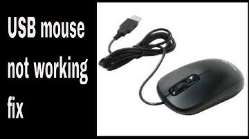 USB mouse not working in linux | Fix USB mouse not recognized in linux