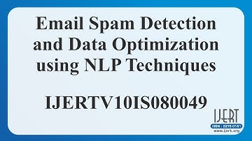 Email Spam Detection and Data Optimization using NLP Techniques