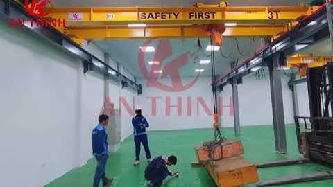 Thử tải cầu trục dầm đôi 3 tấn và cầu trục dầm đôi 5 tấn