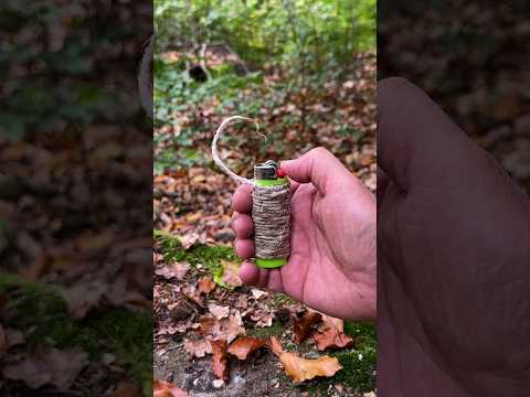 Survival Skills Universal Lighter Homemade. #survival #camping #lifehacks #camping #fire