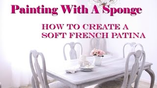 Painting Using A Sponge | Creating A French Patina screenshot 4