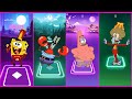 Tiles hop edm  spongebob  mr krabs  patrick star  squidward new best score 