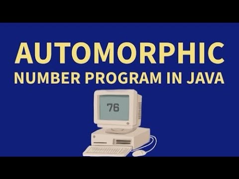 Java's SECRET Automorphic Number Trick? | #java #numbers #logic - YouTube