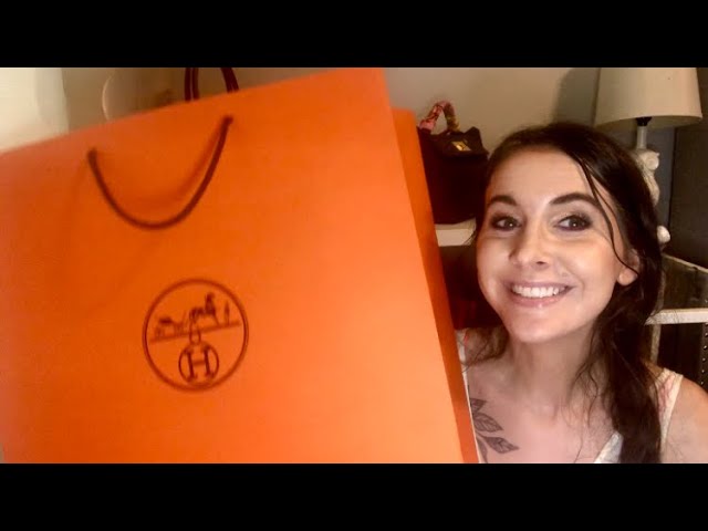 Hermès City 3CC colorblock card holder Unboxing/ What Fits and