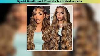 Today Only 220% Density Lace Front Wigs Human Hair Body Wave P4\/27 Highlight 13x4 13x6 HD Lace Fron
