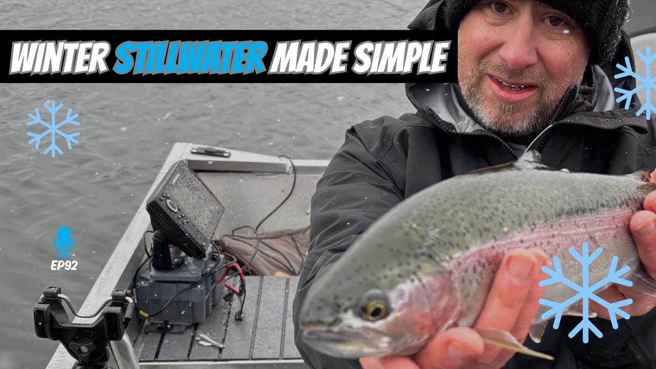 Simple Winter Stillwater Fly Fishing System - YouTube