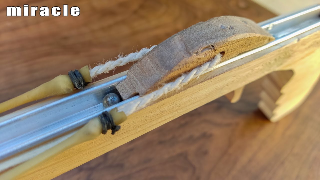 DIY slingshot - unique and very powerful