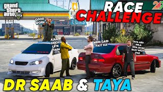 DR SAAB CHALLENGED TAYA ABU FOR A RACE🔥| GTA 5 | Real Life Mods #505 | URDU |