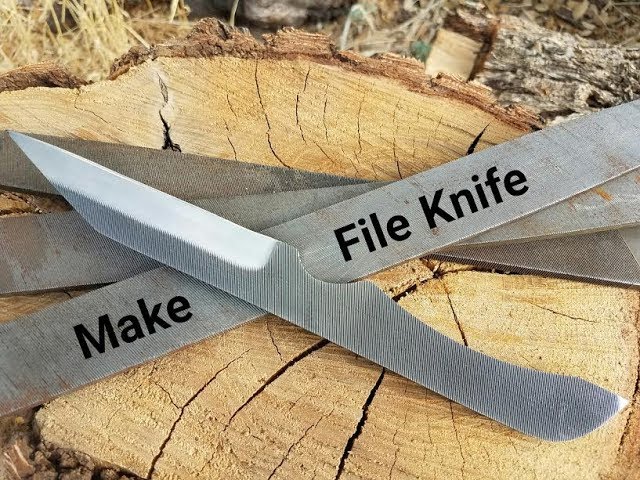 File Knife Making - Make A Knife From A File 