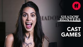 Shadowhunters | The Cast Plays Who Said It | Freeform screenshot 3