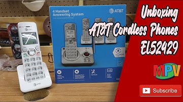 Unboxing   AT&T Cordless Phones #EL52429