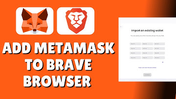 How To Add Metamask  Extension To Brave Browser