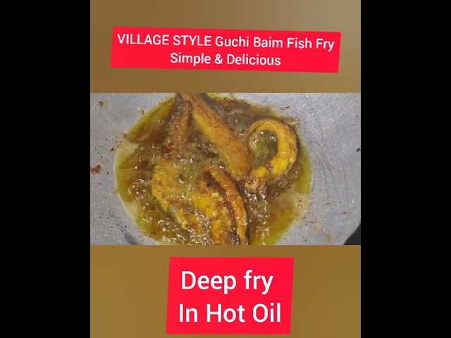 Village style Guchi Baim Fish Fry #Fish #FishFry #BaimFish #sukuskitchen #shorts class=