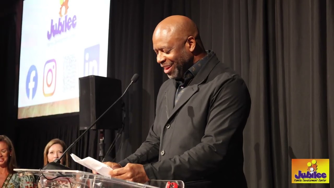 Astronaut Leland Melvin Announcing the Tools for Change Capital Campaign at Jubilee's Top Chef