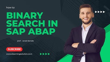 How to Mastering Binary Search in SAP ABAP: Efficient Searching Made Simple"