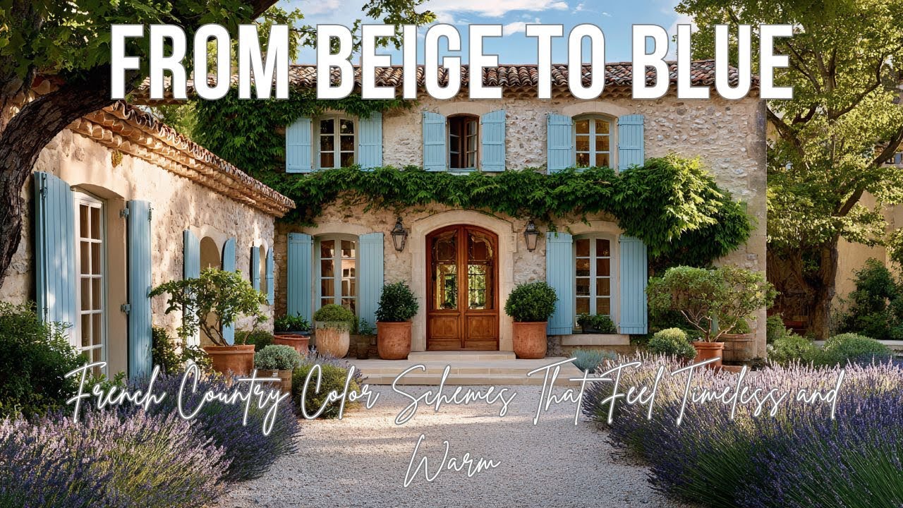 From Beige to Blue: French Country Color Schemes That Feel Timeless and Warm