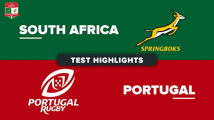 HIGHLIGHTS | SOUTH AFRICA v PORTUGAL | July Internationals 2024