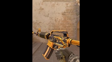 CS2皮肤推荐,黄金M4A1,金蛇缠绕M4A1,选择指南+全磨损展示(CS2皮肤选择教学)#cs2皮肤推荐 #CSGO #CSGO市场 #M4A1皮肤 #看看cs2怎么个事