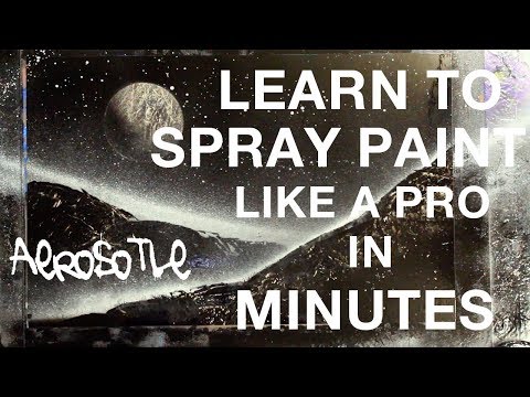 Video: How To Paint With A Spray