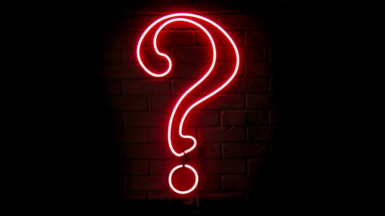 Знак вопроса картинка на черном фоне