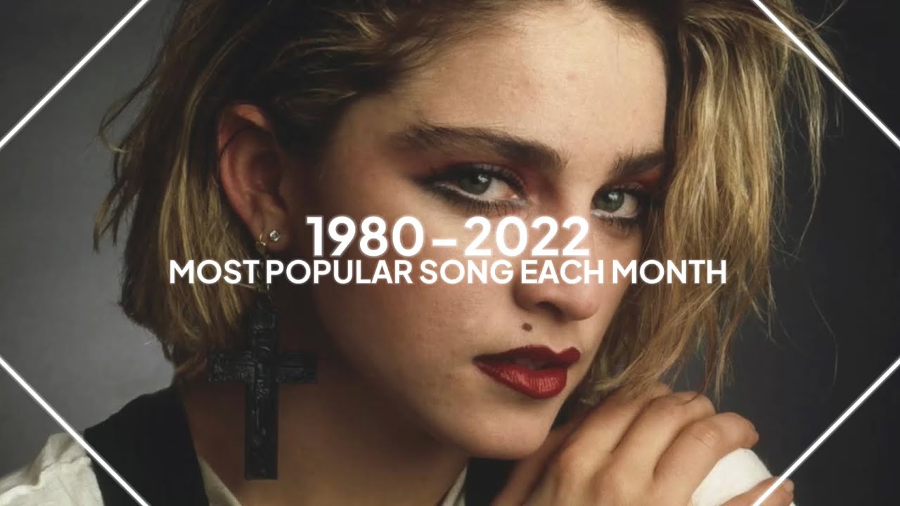 Most popular song each month since january 1980