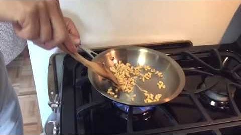 Toasting Pine Nuts