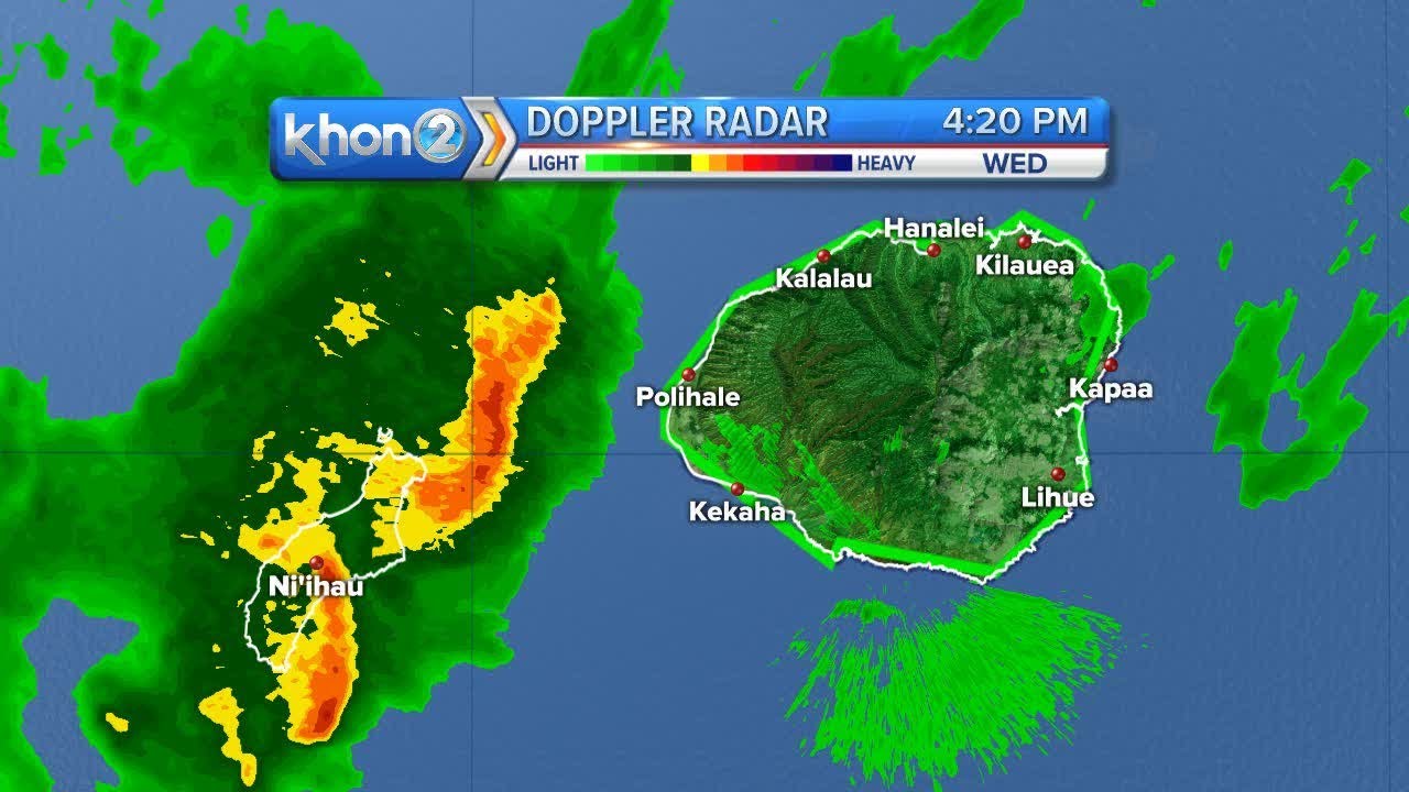 oahu weather radar map Kauai Radar Loop Youtube oahu weather radar map