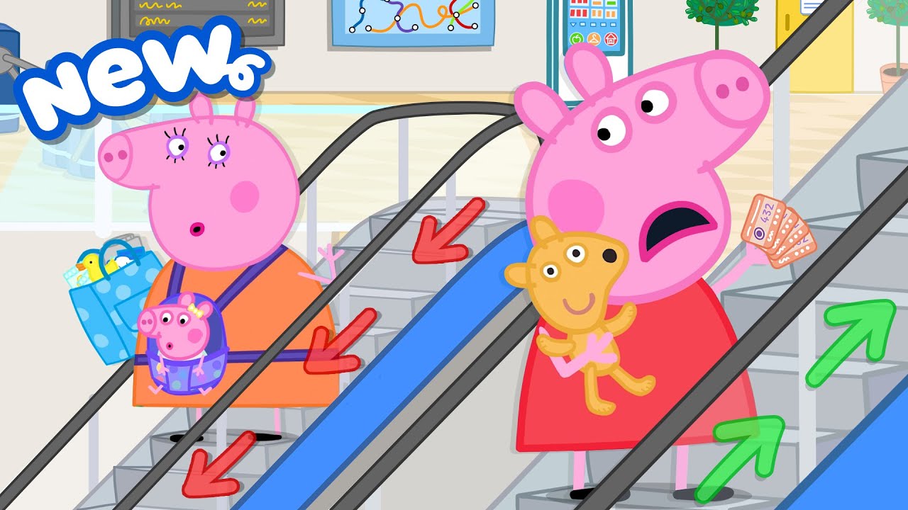 Peppa Pig Tales 2025 🎢 The INFINITE Escalator Ride! 🛗 Never Ending Journey! 🧳 BRAND NEW Episode