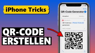 QR-Code erstellen kostenlos DIREKT am iPhone (OHNE Drittanbieter-App)