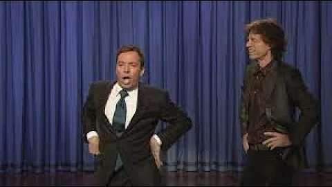 Rolling Stone, Mick Jagger is Coached by Jimmy Fallon to Act More Like Himself (Mash-up/Edited)