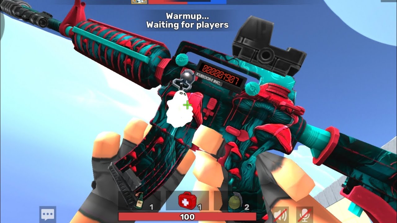 Kuboom gameplay m4a1 Mushroom skin viral#videos#shorts 