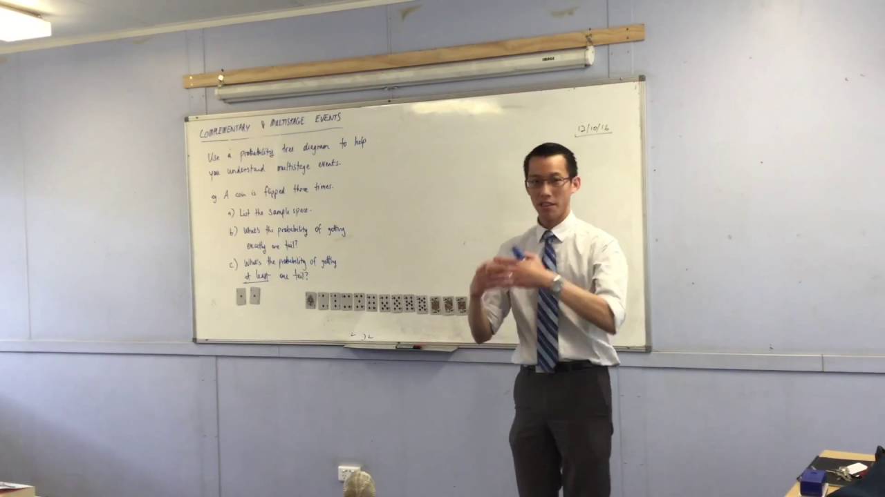 Multistage Events (1 of 2: Constructing probability trees) maths is fun