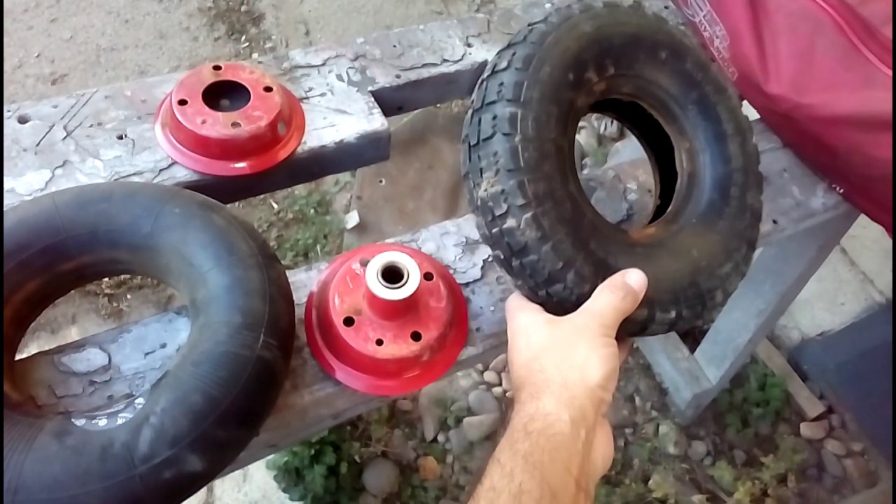 Ремонт транцевого колеса (прокол). - YouTube